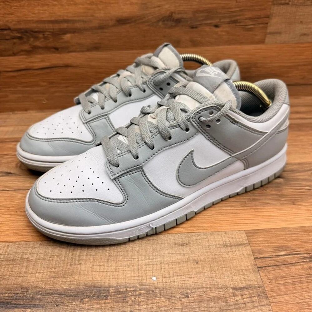 Nike Dunk Low Mens Size 9 Wolf Grey White Sneakers HF5441-105 Retro Low Top